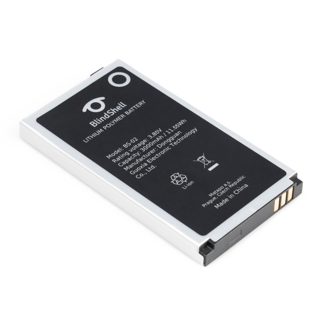 Ersatzakku für das BlindShell Clasic 3 Telefon